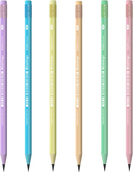 Изображение товара Простой карандаш Berlingo Flexy Pastel HB / BP01014