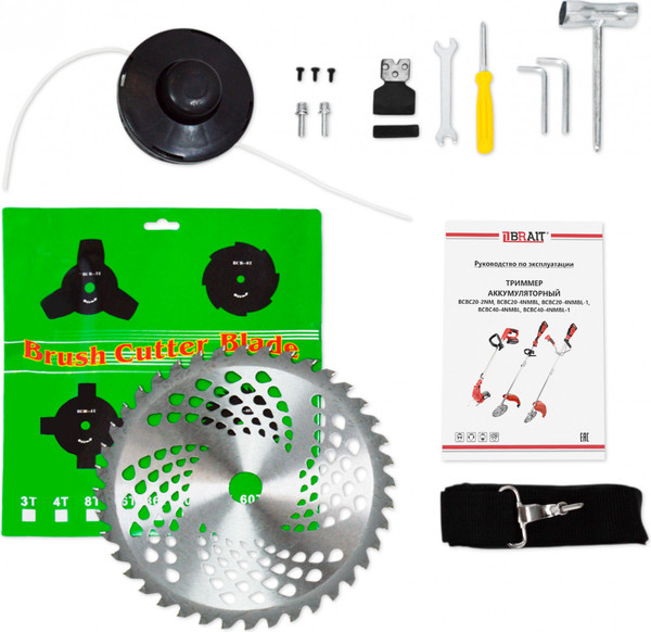 Изображение товара Триммер аккумуляторный Brait BCBC40-4NMBL-1