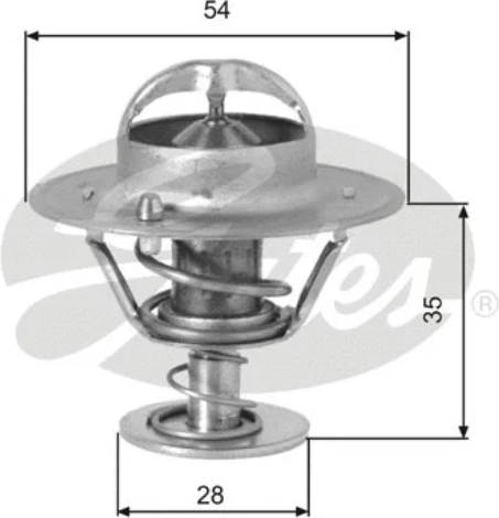 Изображение товара Термостат автомобильный Gates TH00782G1