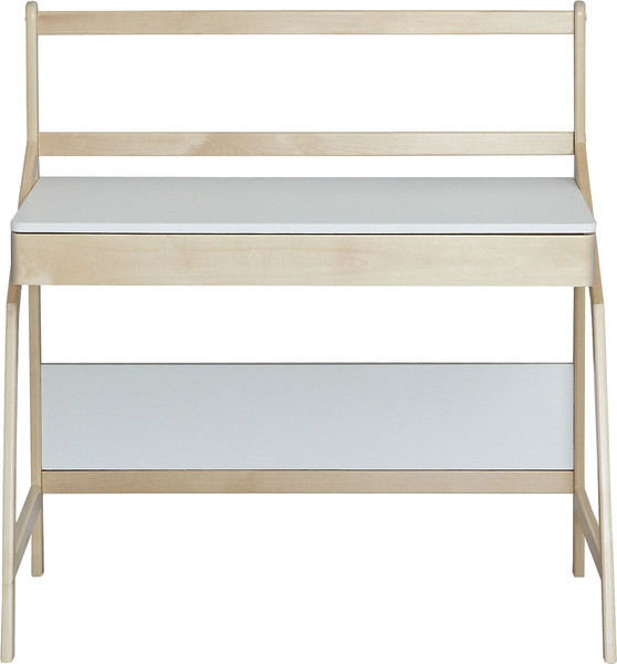 Изображение товара Стол детский Элегия Скандик с экраном 81005М (белый жемчуг)