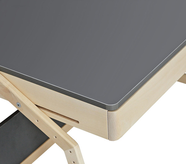 Изображение товара Стол детский Элегия Скандик с экраном 0162 РЕ (графит серый)
