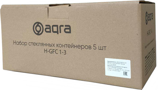 Изображение товара Набор контейнеров Aqra H-GFC1-3 (5шт)