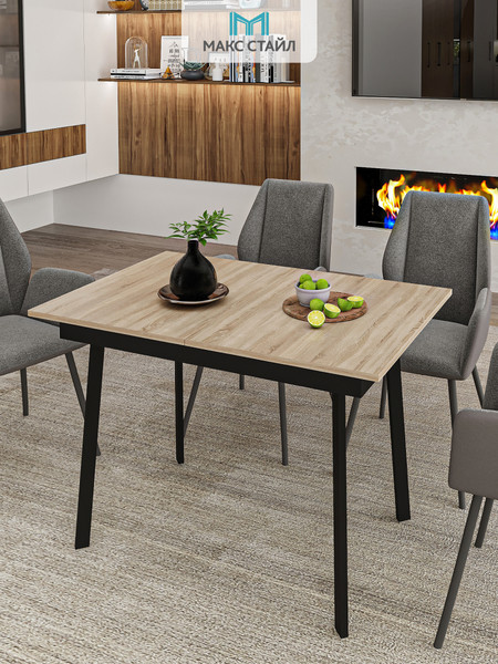 Изображение товара Обеденный стол Макс Стайл Раздвижной СтОр-1050 (дуб)