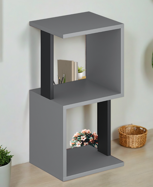 Изображение товара Стеллаж Макс Стайл СН-2 (серый/черный)