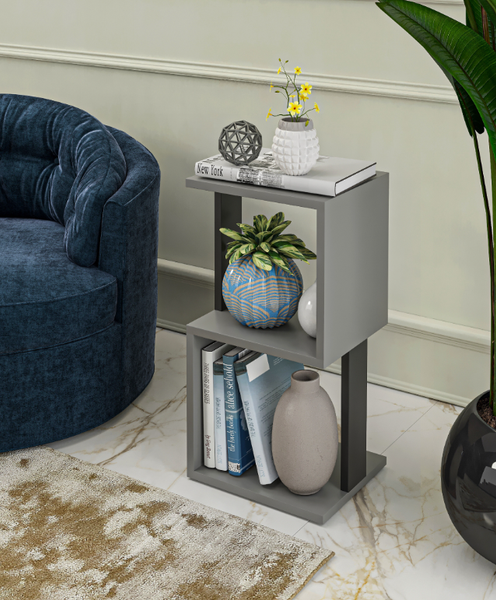 Изображение товара Стеллаж Макс Стайл СН-2 (серый/черный)