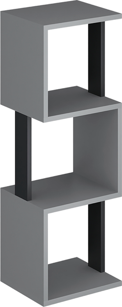 Изображение товара Стеллаж Макс Стайл СН-3 (серый/черный)