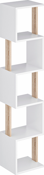 Изображение товара Стеллаж Макс Стайл СН-5 (белый/дуб)