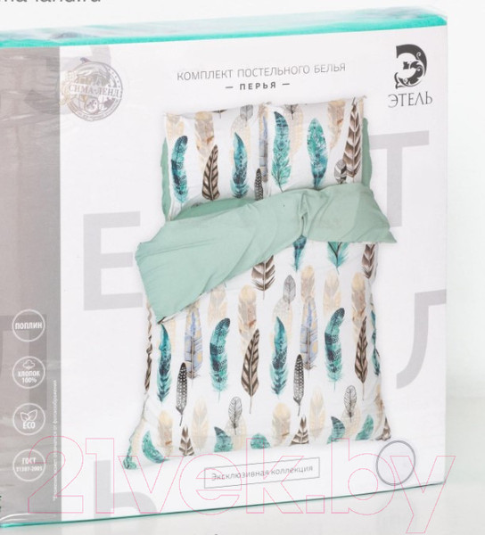Изображение товара Комплект постельного белья Этель Перья / 2759794