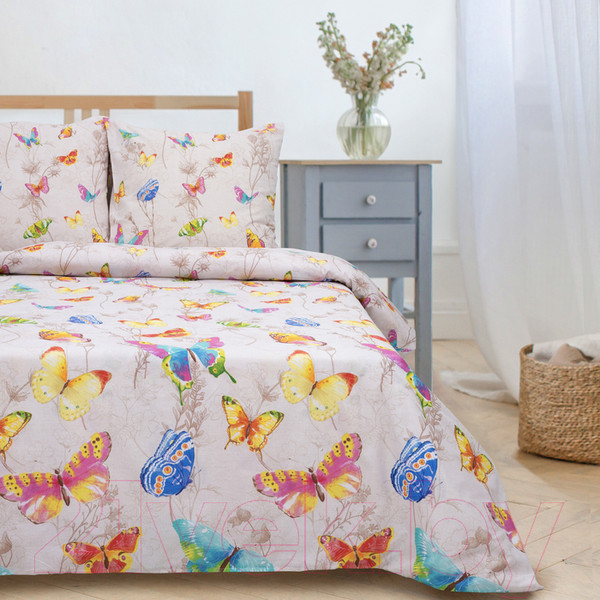 Изображение товара Комплект постельного белья Этель Бабочки / 1504636