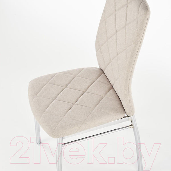 Изображение товара Стул Halmar K309 (светло-бежевый/хром)