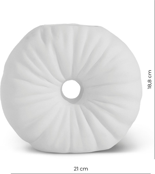 Изображение товара Ваза Mandarin Decor Бруно FS151080-18.8W (белый)