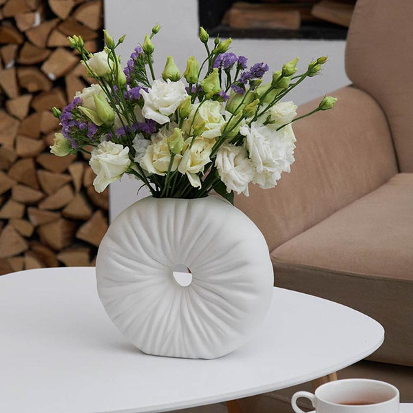 Изображение товара Ваза Mandarin Decor Бруно FS151080-18.8W (белый)