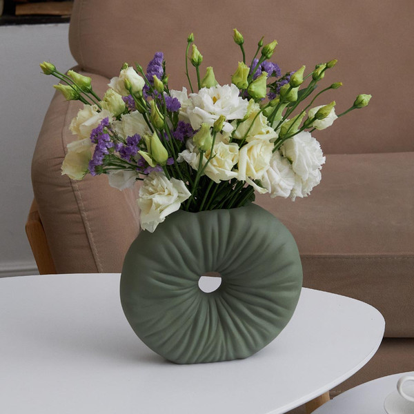 Изображение товара Ваза Mandarin Decor Бруно FS151080-18.8Gr (зеленый)