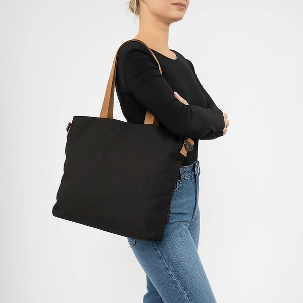 Изображение товара Сумка-шоппер Ecotope 377-Q012-BLK (черный)