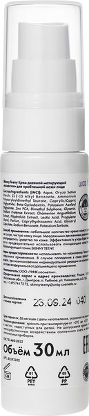 Изображение товара Крем для лица Skinny Teeny Дневной матирующий Акнестоп Для проблемной кожи лица / 02192102 (30мл)