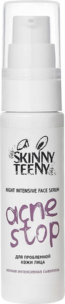 Изображение товара Сыворотка для лица Skinny Teeny Ночная интенсивная Акнестоп Для проблемной кожи лица / 02192 (30мл)