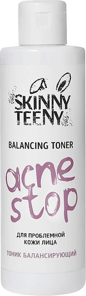 Изображение товара Тонер для лица Skinny Teeny Балансирующий Акнестоп Для проблемной кожи лица / 02194101 (195мл)