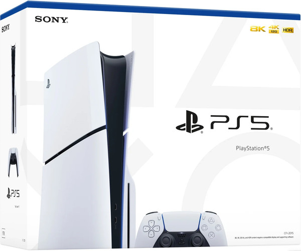 Изображение товара Игровая приставка Sony PlayStation 5 Slim / CFI-2016A + геймпад Sony PS5 DualSense (красный)