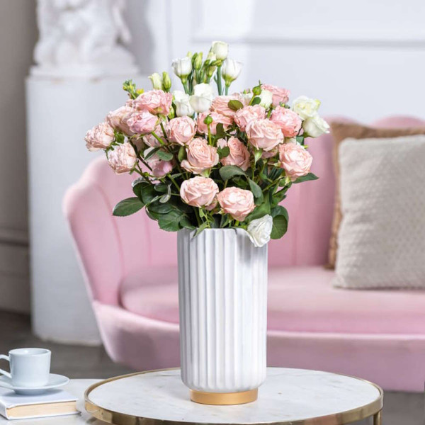 Изображение товара Ваза Mandarin Decor Модерн FS13633-26white (белый)