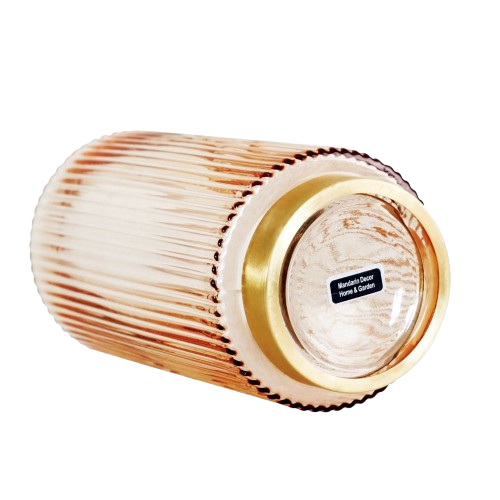Изображение товара Ваза Mandarin Decor Лира GL50113-25gold (карамель)