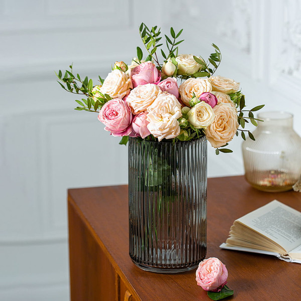 Изображение товара Ваза Mandarin Decor Прима GL50112-22grey (серый)