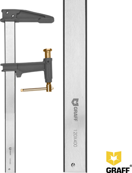 Изображение товара Струбцина GRAFF 120х400мм FCS124 Expert / 2406007