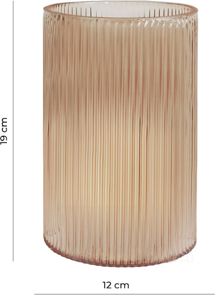 Изображение товара Ваза Mandarin Decor Фумо GL50923-19gold (карамель)