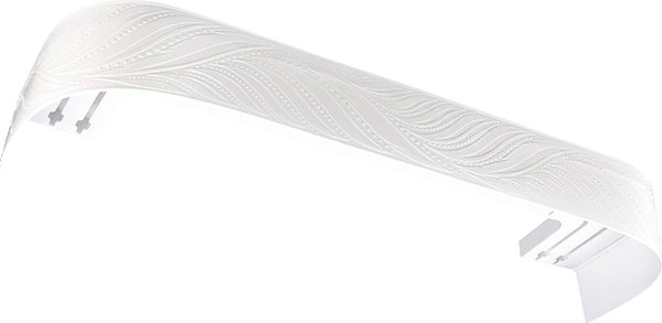 Изображение товара Карниз для штор LEGRAND Феникс 7см 2м 2р с поворотами / 58147065 (белый матовый)