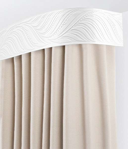 Изображение товара Карниз для штор LEGRAND Феникс 7см 2м 2р с поворотами / 58147065 (белый матовый)