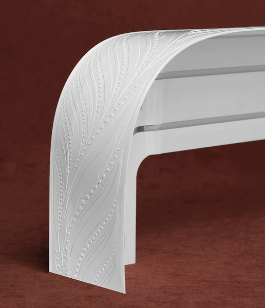 Изображение товара Карниз для штор LEGRAND Феникс 7см 2м 2р с поворотами / 58147065 (белый матовый)