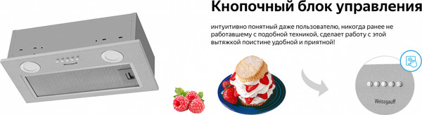 Изображение товара Вытяжка скрытая Weissgauff Box 455 Inox