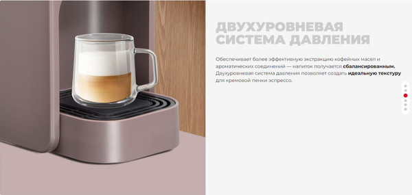 Изображение товара Капсульная кофеварка Redmond CM713 (серый/коричневый)