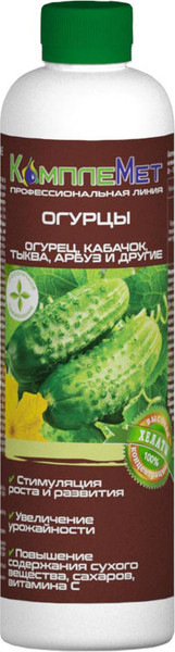 Изображение товара Удобрение КомплеМет Огурцы (400мл)