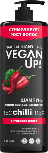 Изображение товара Шампунь для волос Vegan Up Redchillimax Активатор роста (1л)