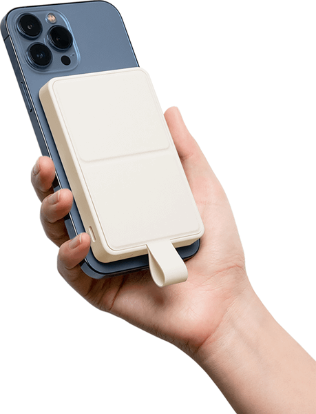 Изображение товара Портативное зарядное устройство Xiaomi Magnetic Power Bank 6000mAh / BHR9074GL (бежевый)