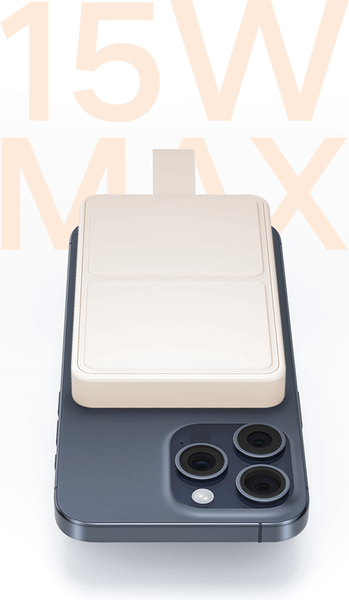 Изображение товара Портативное зарядное устройство Xiaomi Magnetic Power Bank 6000mAh / BHR9074GL (бежевый)