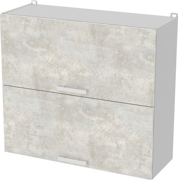 Изображение товара Шкаф навесной для кухни Интерлиния Компо ВШ80-720-2дг (бетон лайт)