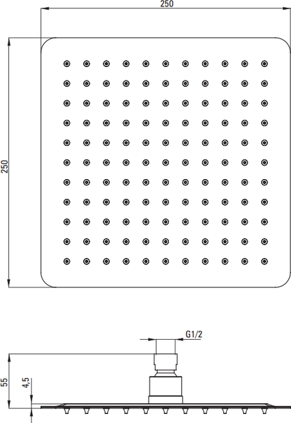 Изображение товара Душевая система со смесителем Deante Blur NQL 09YK