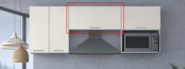Изображение товара Шкаф под вытяжку Интерлиния Компо ВШГ80-360 (бетон портленд)