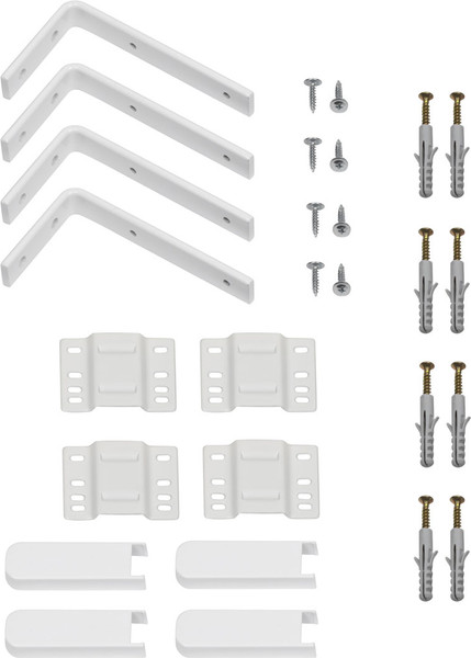 Изображение товара Карниз для штор СинДекор 2-рядный С прищепкой и кронштейном (4.0м)