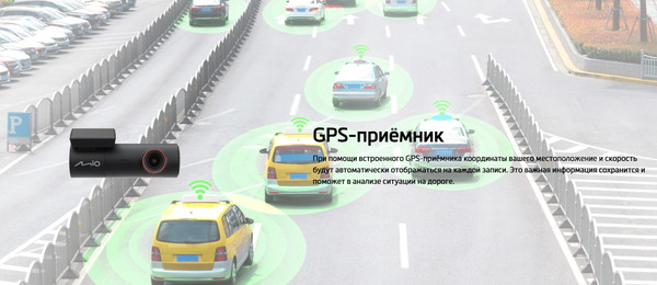 Изображение товара Автомобильный видеорегистратор Mio MiVue J35 (черный)
