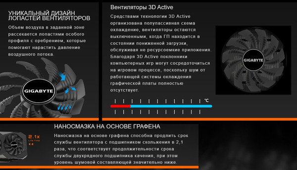 Изображение товара Видеокарта Gigabyte RTX 3050 Windforce 6G OC (GV-N3050WF2OCV2-6GD)