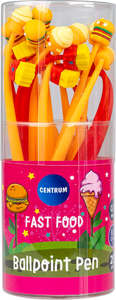 Изображение товара Ручка шариковая Centrum Hamburger & Ice Cream & Fries / 81023