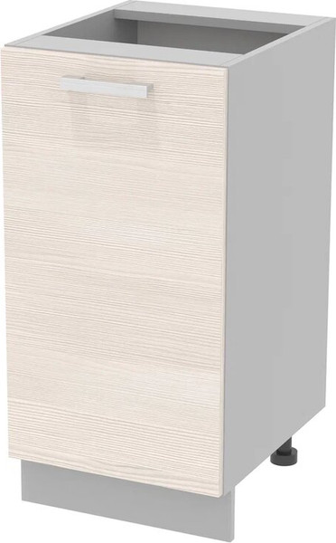 Изображение товара Шкаф-стол кухонный Интерлиния Компо НШ45р-1дв (вудлайн кремовый)