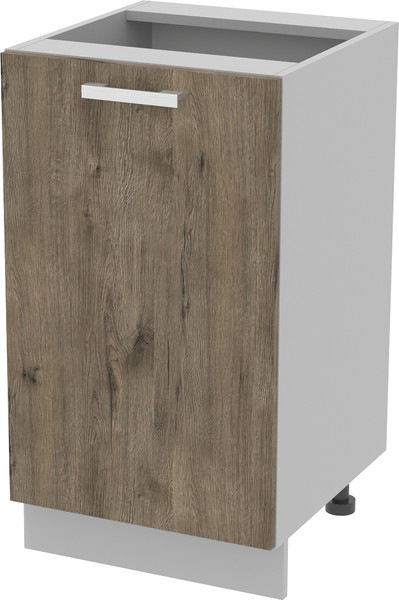 Изображение товара Шкаф-стол кухонный Интерлиния Компо НШ45р-1дв (дуб веллингтон)