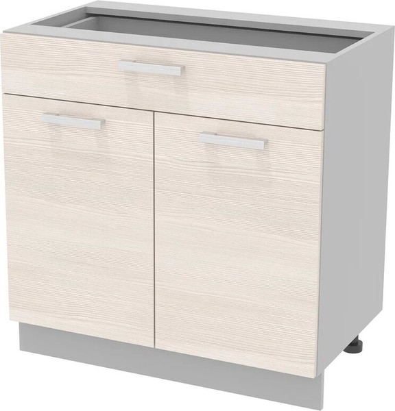 Изображение товара Шкаф-стол кухонный Интерлиния Компо НШ80рш1 (вудлайн кремовый)