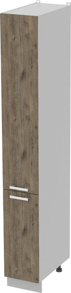 Изображение товара Шкаф-пенал кухонный Интерлиния Компо НШП-№1-2145 (дуб веллингтон/дуб веллингтон)