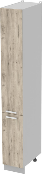 Изображение товара Шкаф-пенал кухонный Интерлиния Компо НШП-№1-2145 (дуб серый/дуб серый)