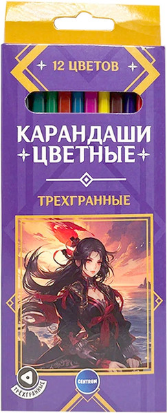 Изображение товара Набор цветных карандашей Centrum Аниме / 74723 (12цв)