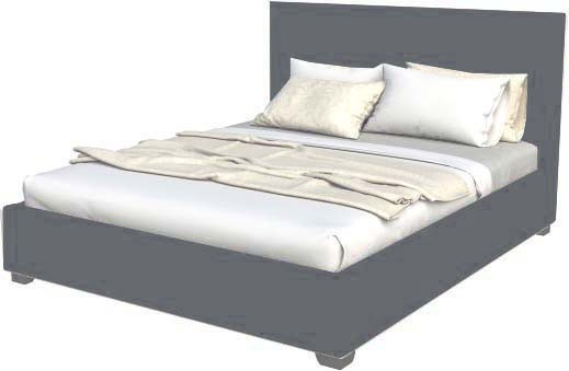 Изображение товара Двуспальная кровать Elmax Альба 120x200 с ПМ Газ-лифт Континентальная рама (Glory 24)